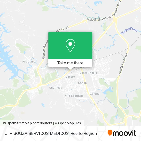 J. P. SOUZA SERVICOS MEDICOS map