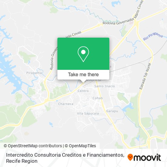 Intercredito Consultoria Creditos e Financiamentos map