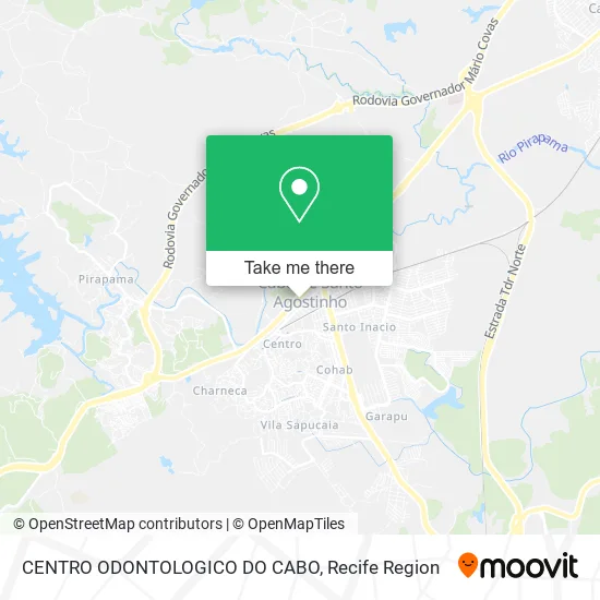 CENTRO ODONTOLOGICO DO CABO map