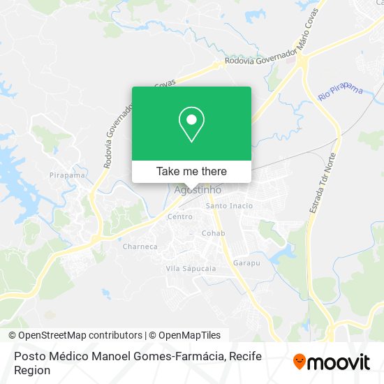 Posto Médico Manoel Gomes-Farmácia map