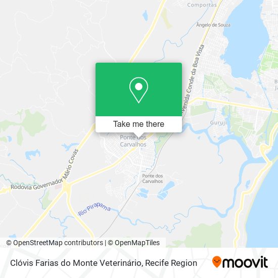 Clóvis Farias do Monte Veterinário map