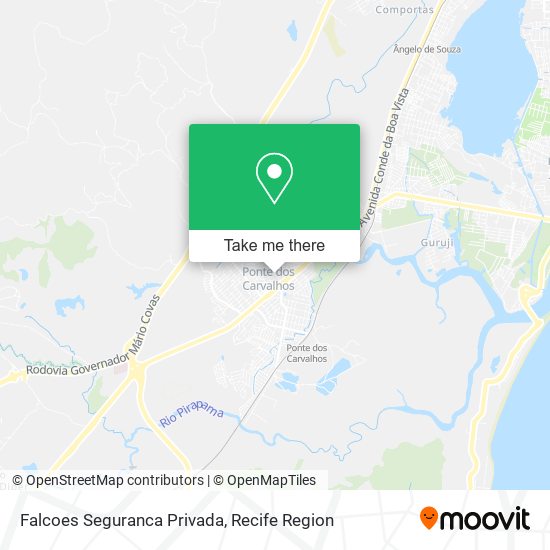 Falcoes Seguranca Privada map