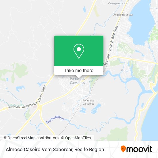 Almoco Caseiro Vem Saborear map