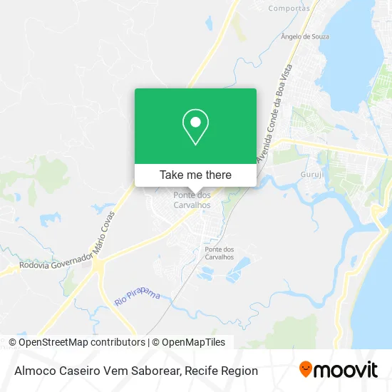 Almoco Caseiro Vem Saborear map