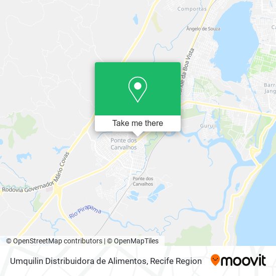 Umquilin Distribuidora de Alimentos map