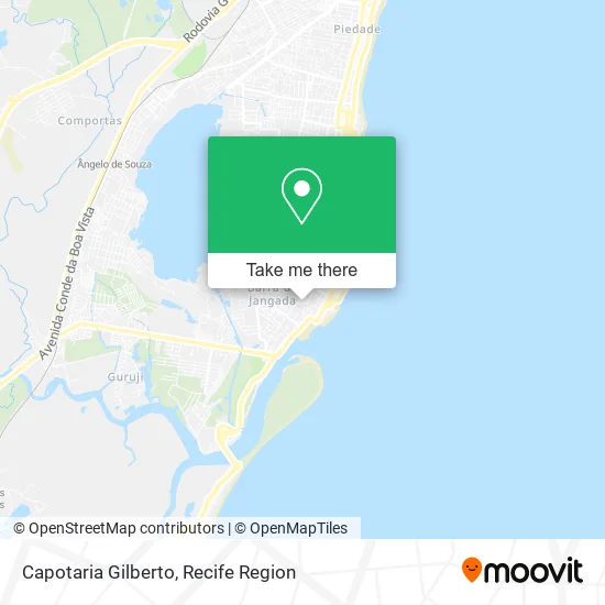Capotaria Gilberto map