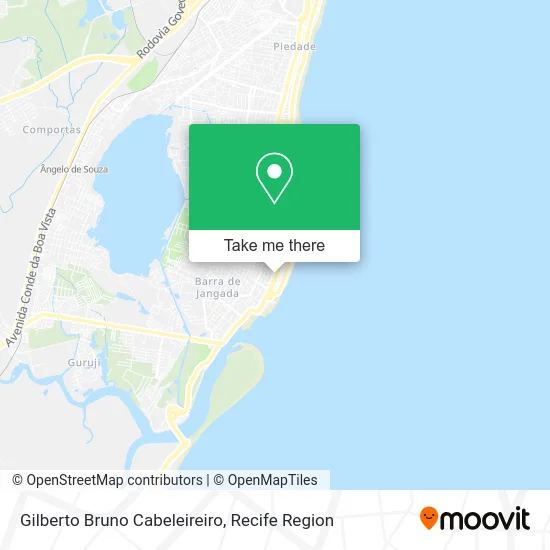 Gilberto Bruno Cabeleireiro map