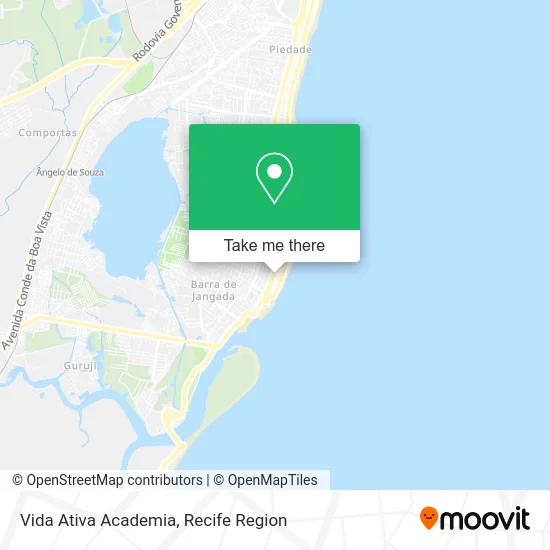 Vida Ativa Academia map