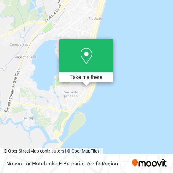 Nosso Lar Hotelzinho E Bercario map