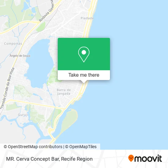 MR. Cerva Concept Bar map