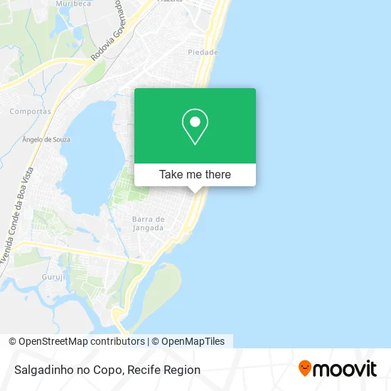 Salgadinho no Copo map