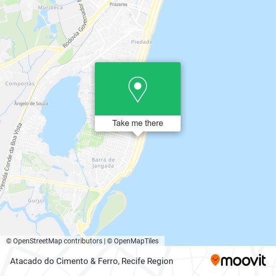 Atacado do Cimento & Ferro map
