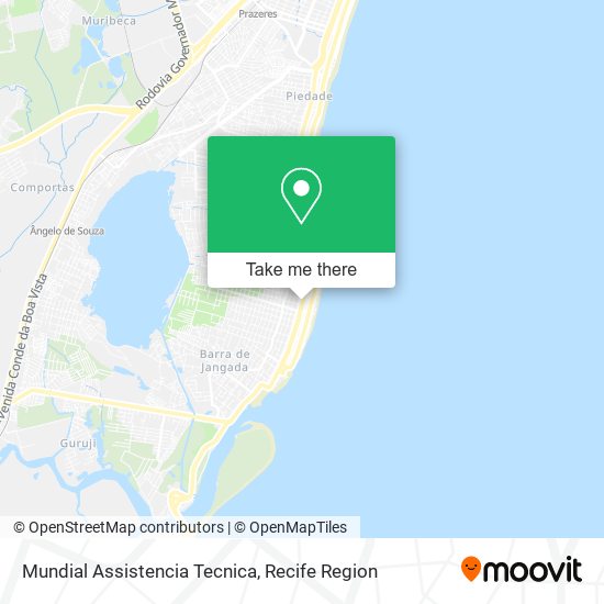 Mundial Assistencia Tecnica map