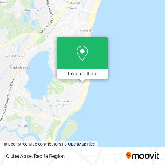 Clube Apse map