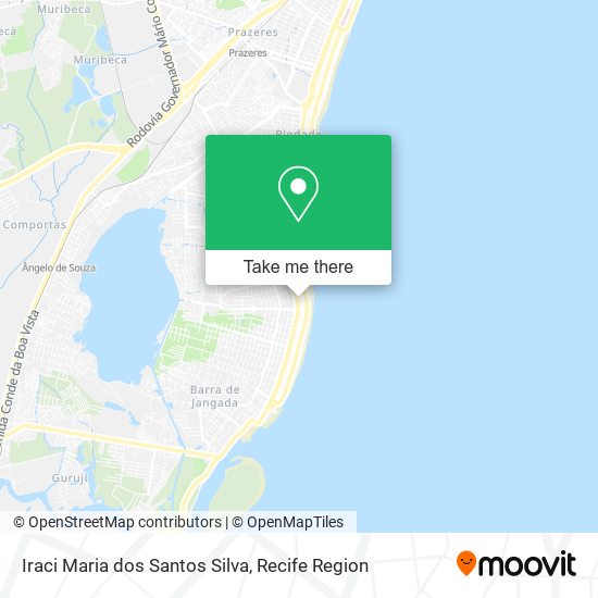 Iraci Maria dos Santos Silva map