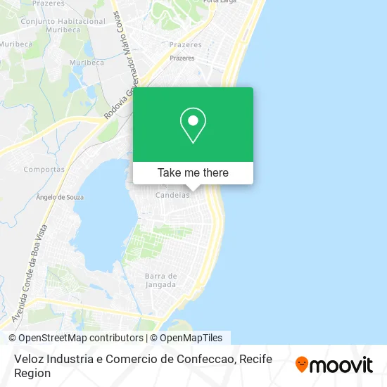 Veloz Industria e Comercio de Confeccao map