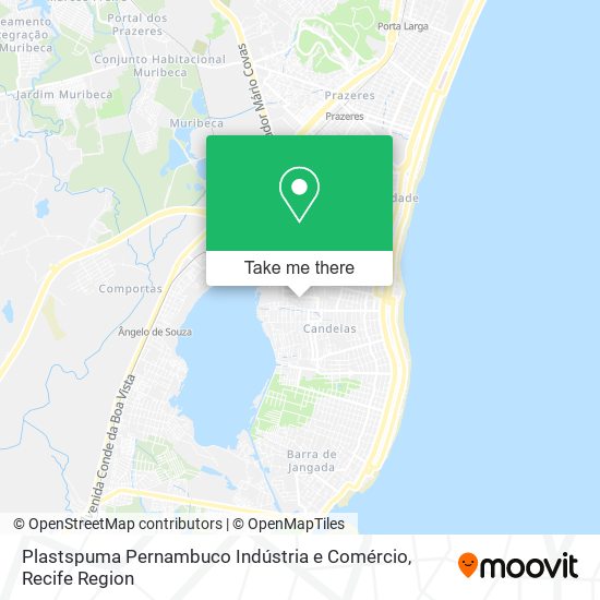 Mapa Plastspuma Pernambuco Indústria e Comércio