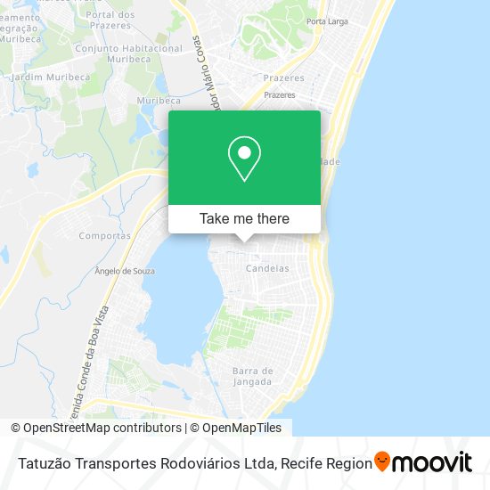 Tatuzão Transportes Rodoviários Ltda map