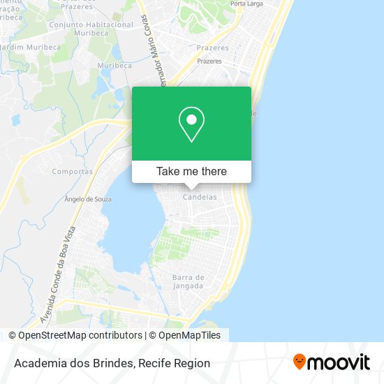 Academia dos Brindes map