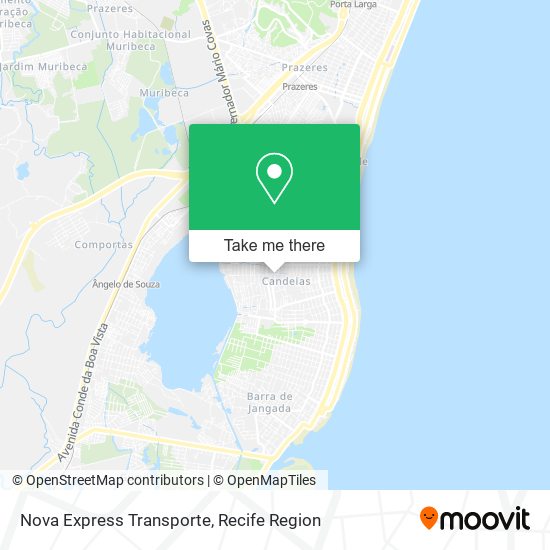 Nova Express Transporte map