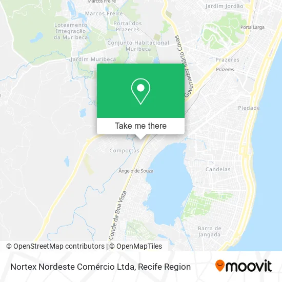 Nortex Nordeste Comércio Ltda map