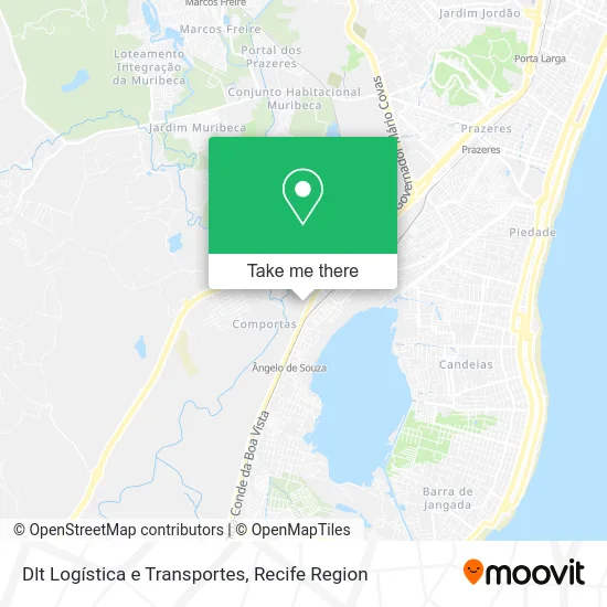 Dlt Logística e Transportes map