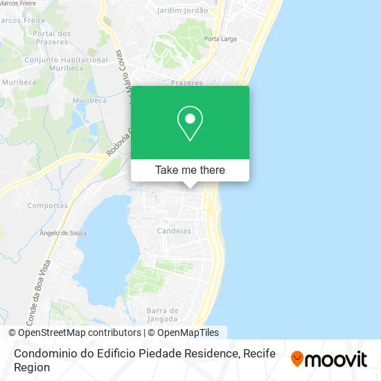 Condominio do Edificio Piedade Residence map