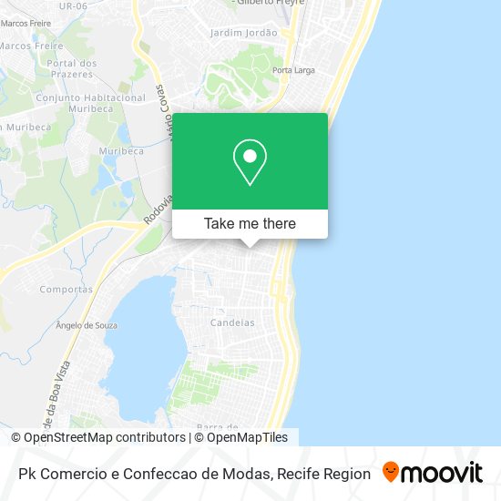 Pk Comercio e Confeccao de Modas map