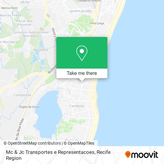Mc & Jc Transportes e Representacoes map