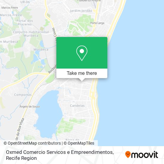 Mapa Oxmed Comercio Servicos e Empreendimentos