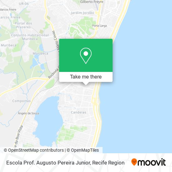 Mapa Escola Prof. Augusto Pereira Junior