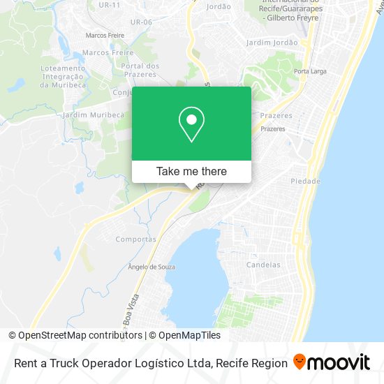 Rent a Truck Operador Logístico Ltda map