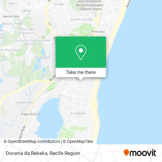 Doceria da Rebeka map