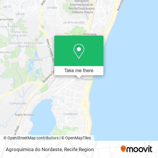 Agroquímica do Nordeste map