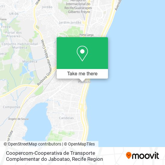 Coopercom-Cooperativa de Transporte Complementar do Jaboatao map