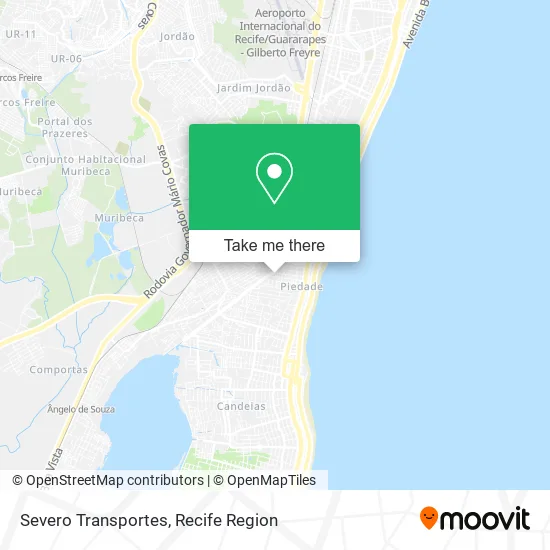 Severo Transportes map