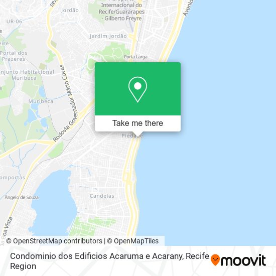 Condominio dos Edificios Acaruma e Acarany map