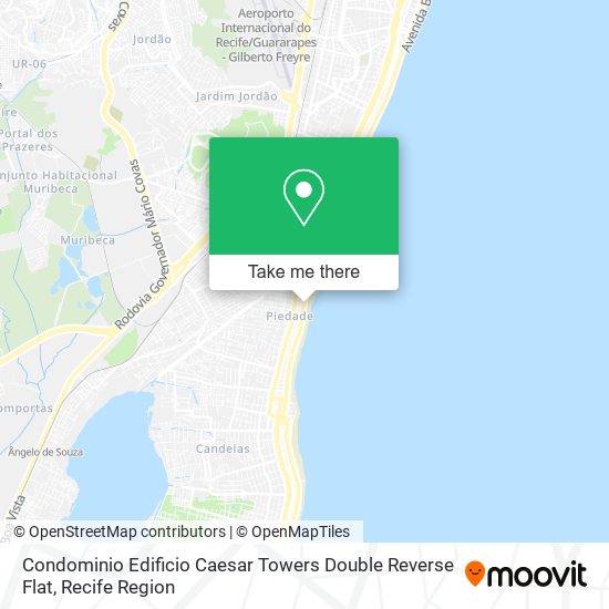Condominio Edificio Caesar Towers Double Reverse Flat map