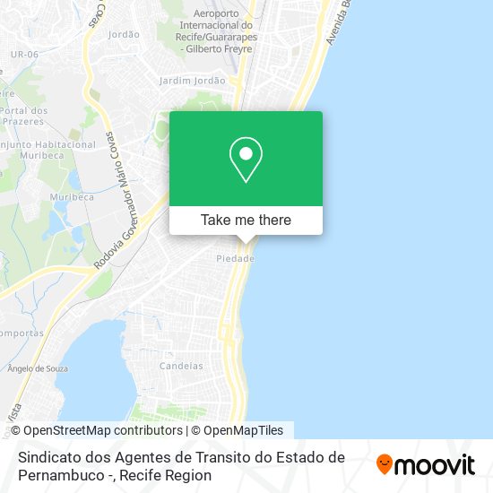 Sindicato dos Agentes de Transito do Estado de Pernambuco - map