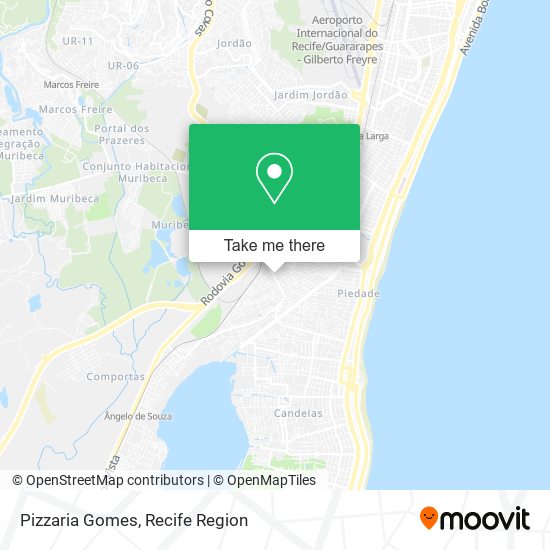 Pizzaria Gomes map