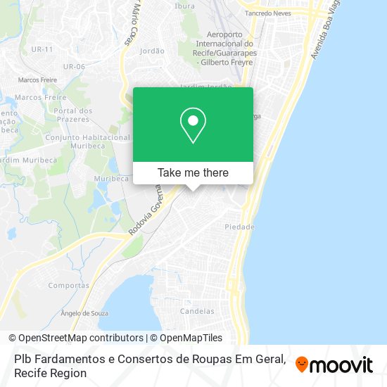 Plb Fardamentos e Consertos de Roupas Em Geral map