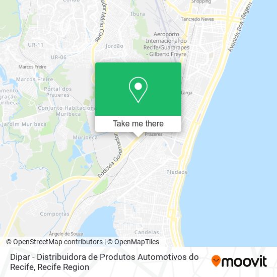 Dipar - Distribuidora de Produtos Automotivos do Recife map