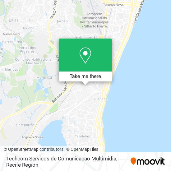 Techcom Servicos de Comunicacao Multimidia map