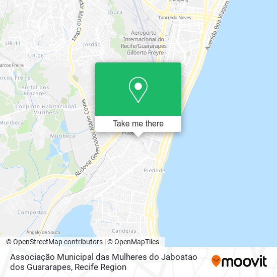 Associação Municipal das Mulheres do Jaboatao dos Guararapes map