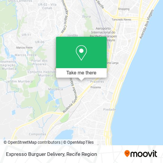 Mapa Expresso Burguer Delivery