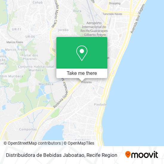 Distribuidora de Bebidas Jaboatao map