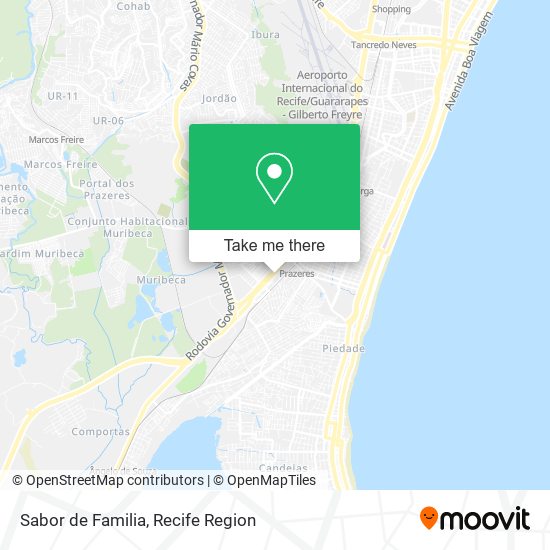 Sabor de Familia map