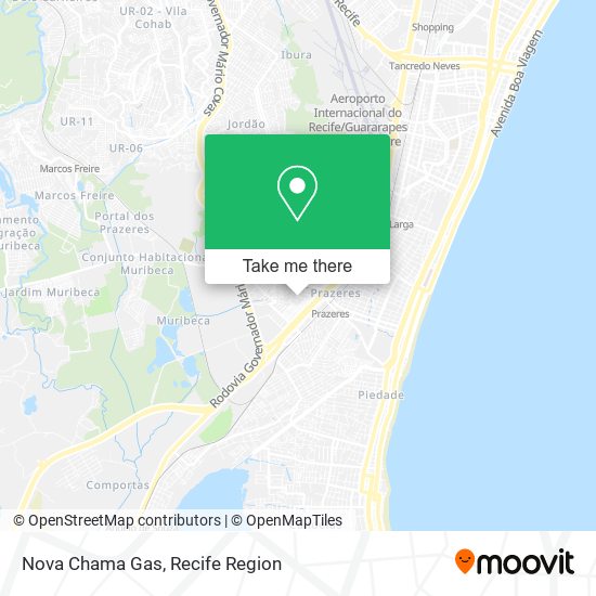 Nova Chama Gas map