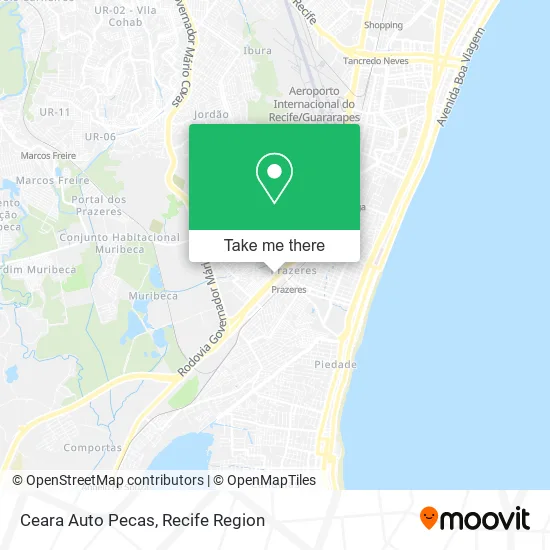 Ceara Auto Pecas map