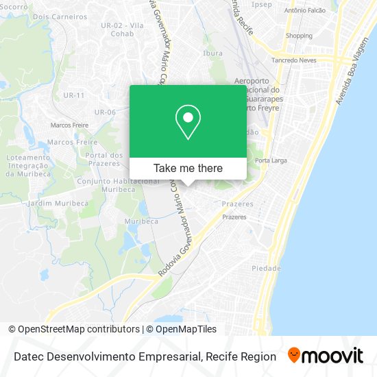 Datec Desenvolvimento Empresarial map